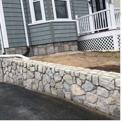 Modern paver patio